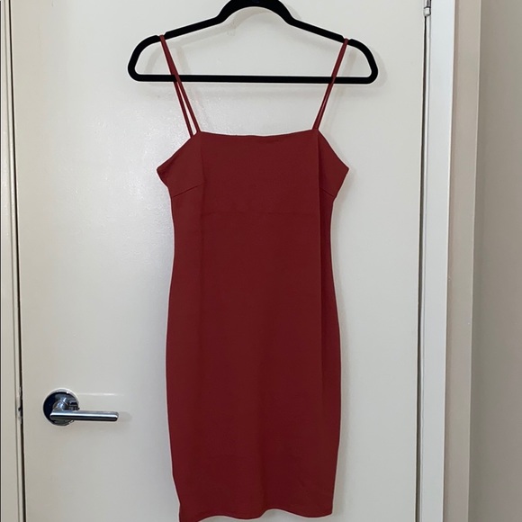 Orangish-Red Summer dress
